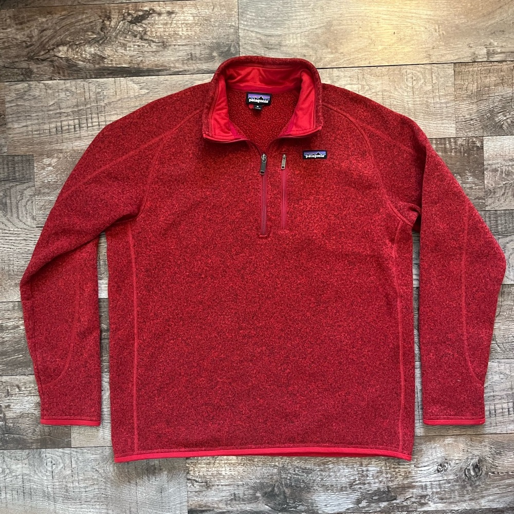 Patagonia Better Sweater Quarter Zip- Red
